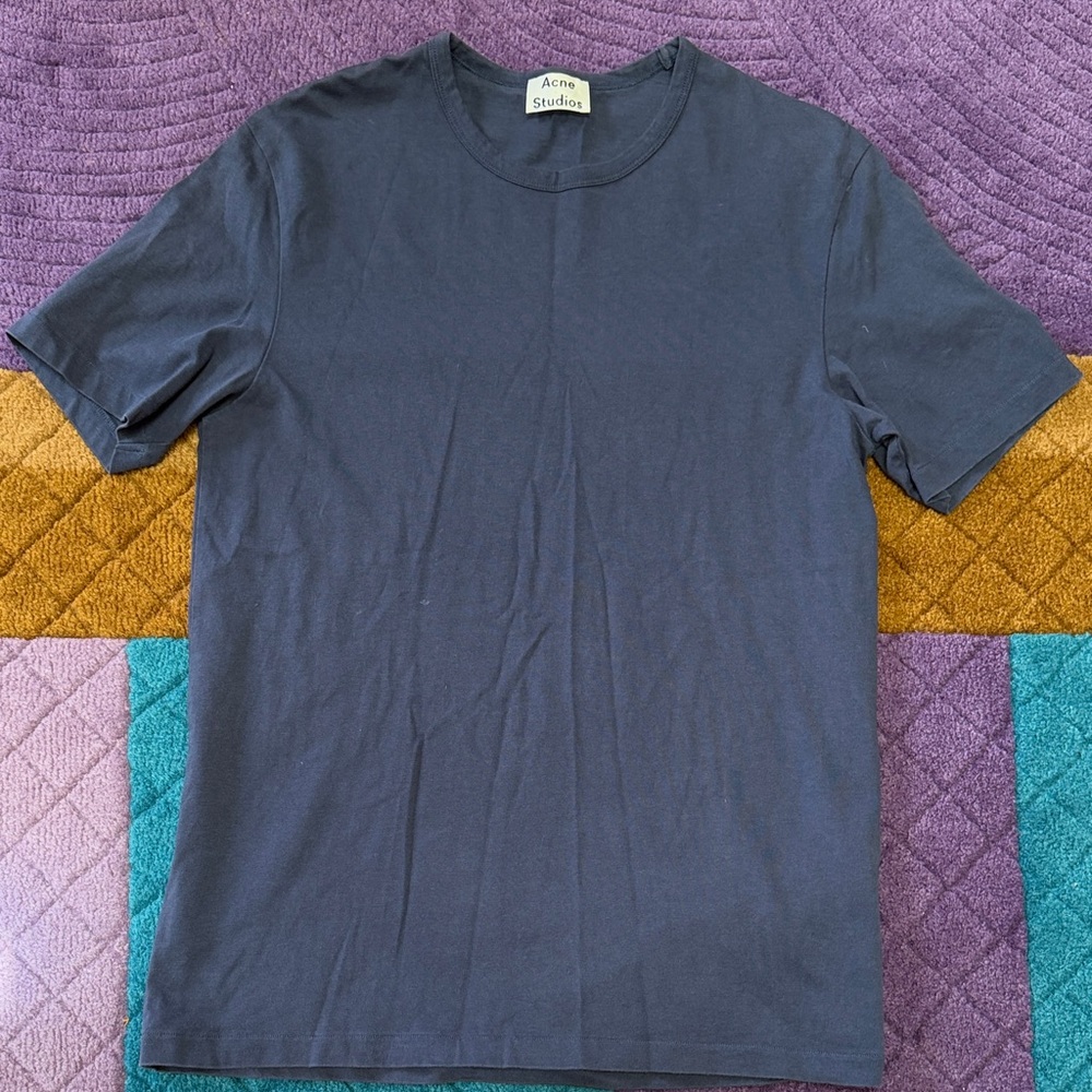 Acne Studios Short Sleeve tee navy